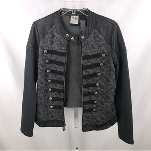 Harley-Davidson Women’s Black Gray Zip Up Jacket Size M 96021-17VW